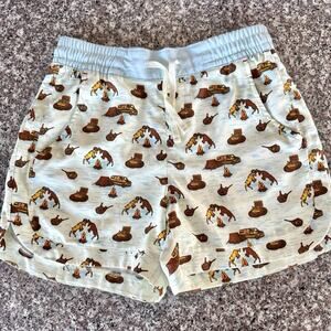 Magellan Shiner Bock Beer Mens Swim Trunks Shorts Rams Van Camping Print Sz Sm